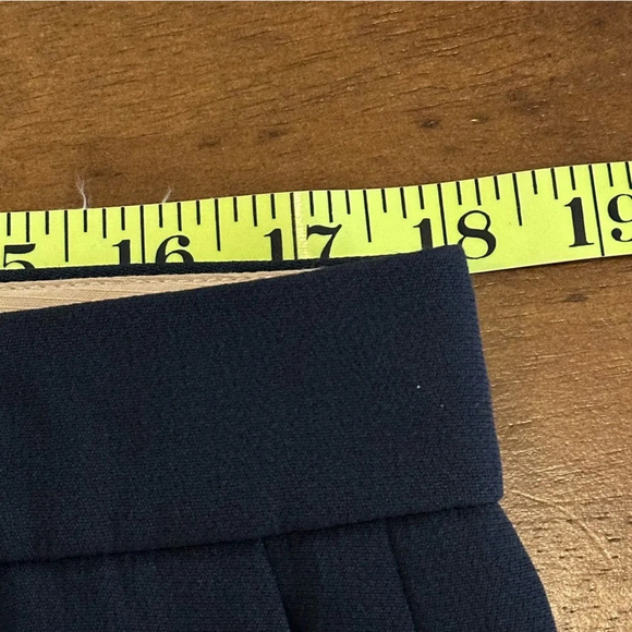 Chloé Size 14 NEW Pantalon Dark Marine Made in Italy Navy Blue Career Tags Pleat - Picture 15 of 15